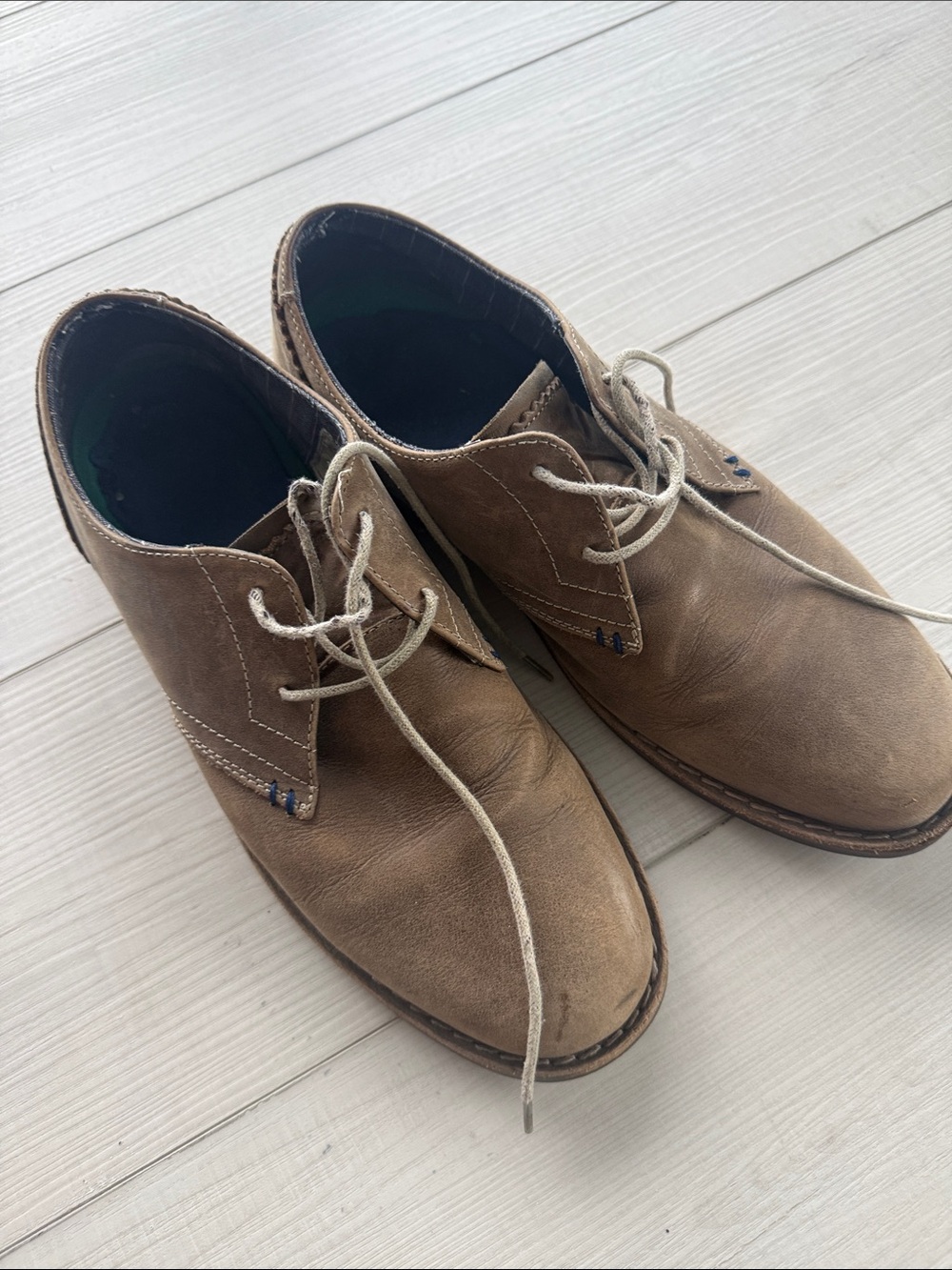 Original Penguin Brown Tan Leather Chukka Boots